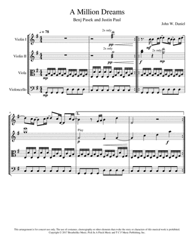 A Million Dreams (arr. John W. Daniel)