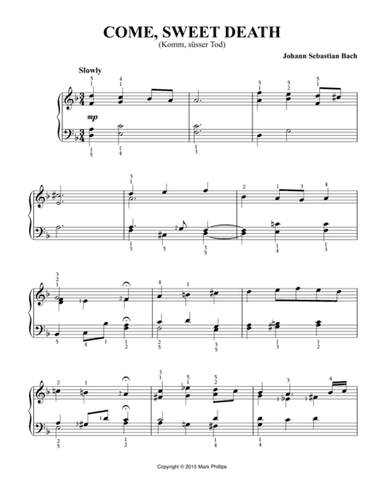Come, Sweet Death (Komm, süsser Tod) (arr. Mark Phillips)