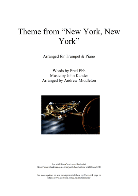 Theme From "New York, New York" (arr. Andrew Middleton)