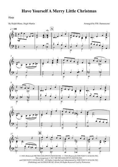 Have Yourself A Merry Little Christmas (arr. P.H. Damasceno)