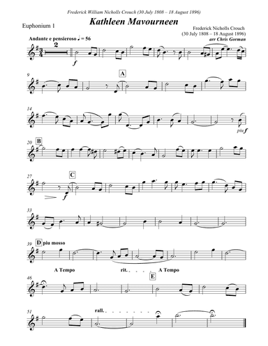 Kathleen Mavourneen (arr. Chris Gorman)