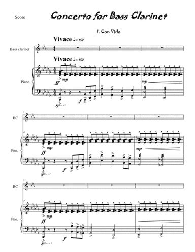 Concerto for Bass Clarinet