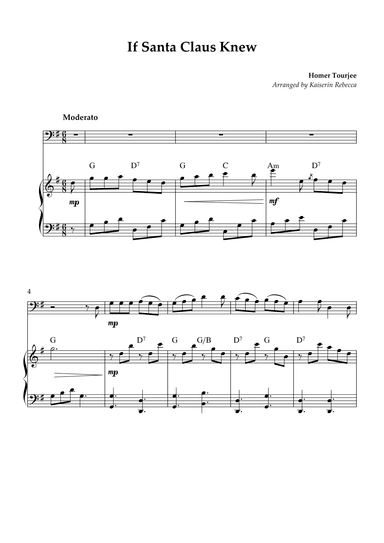 If Santa Claus Knew (arr. Kaiserin Rebecca)
