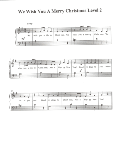 We Wish You A Merry Christmas (arr. Diane M. McGahee)