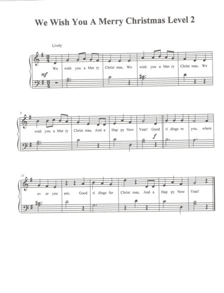 We Wish You A Merry Christmas (arr. Diane M. McGahee)