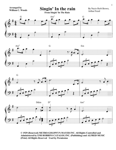 Singin' In The Rain (arr. William C. Woods)