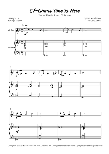 Christmas Time Is Here (arr. Rodrigo Faleiros)