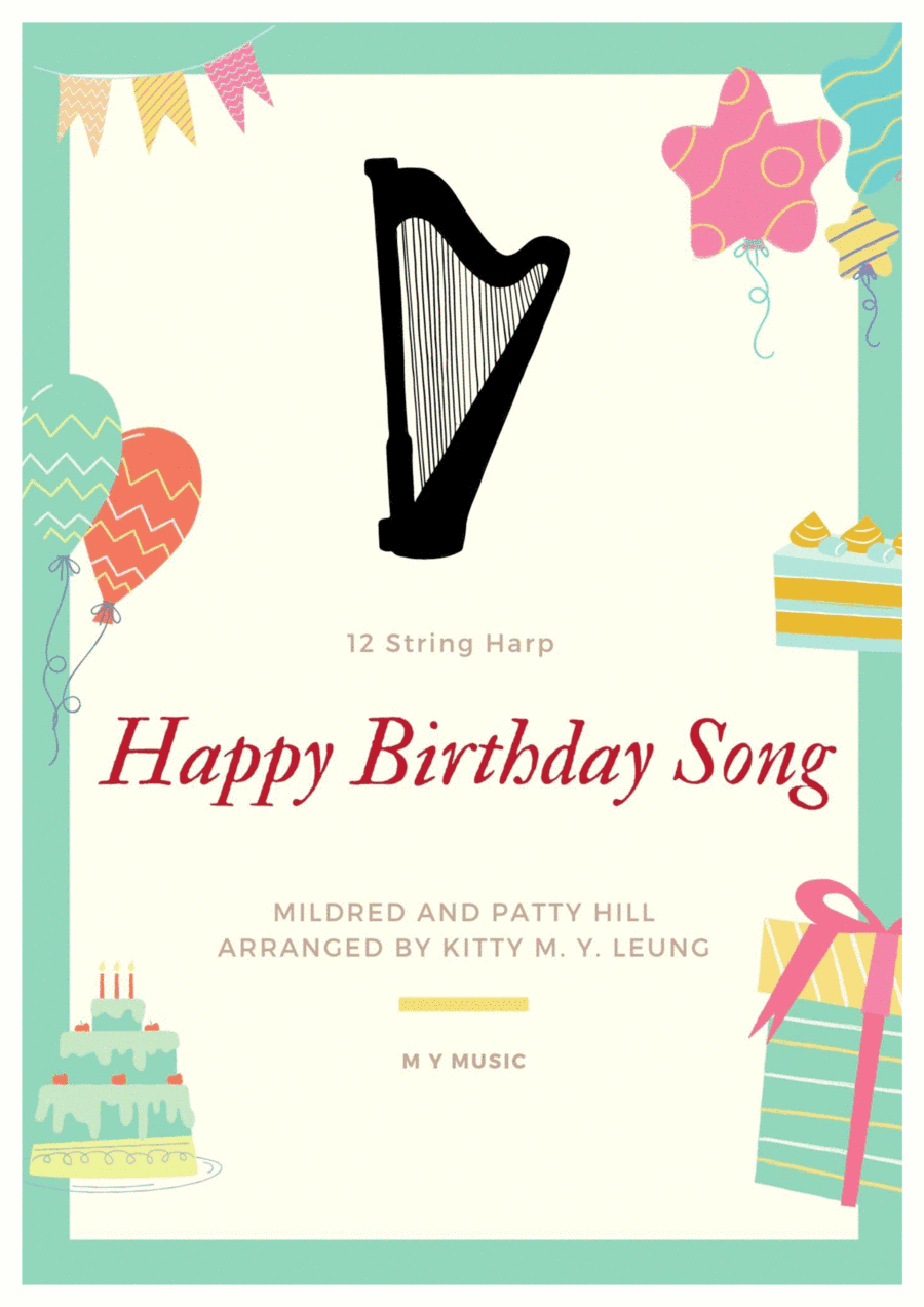 Happy Birthday Song - 12 String Harp (arr. Kitty M. Y. Leung)