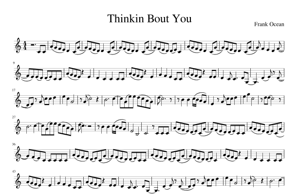 Thinkin' 'bout You (arr. Julia Mills)