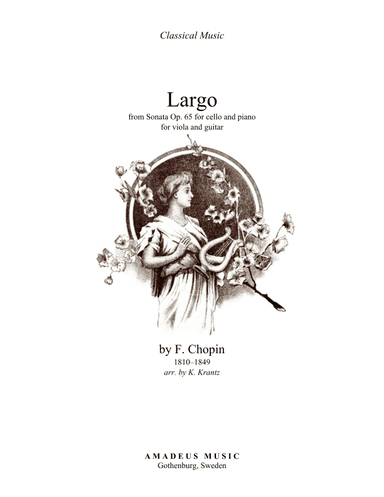 Largo from Op. 65 for viola and guitar (arr. K. Krantz)