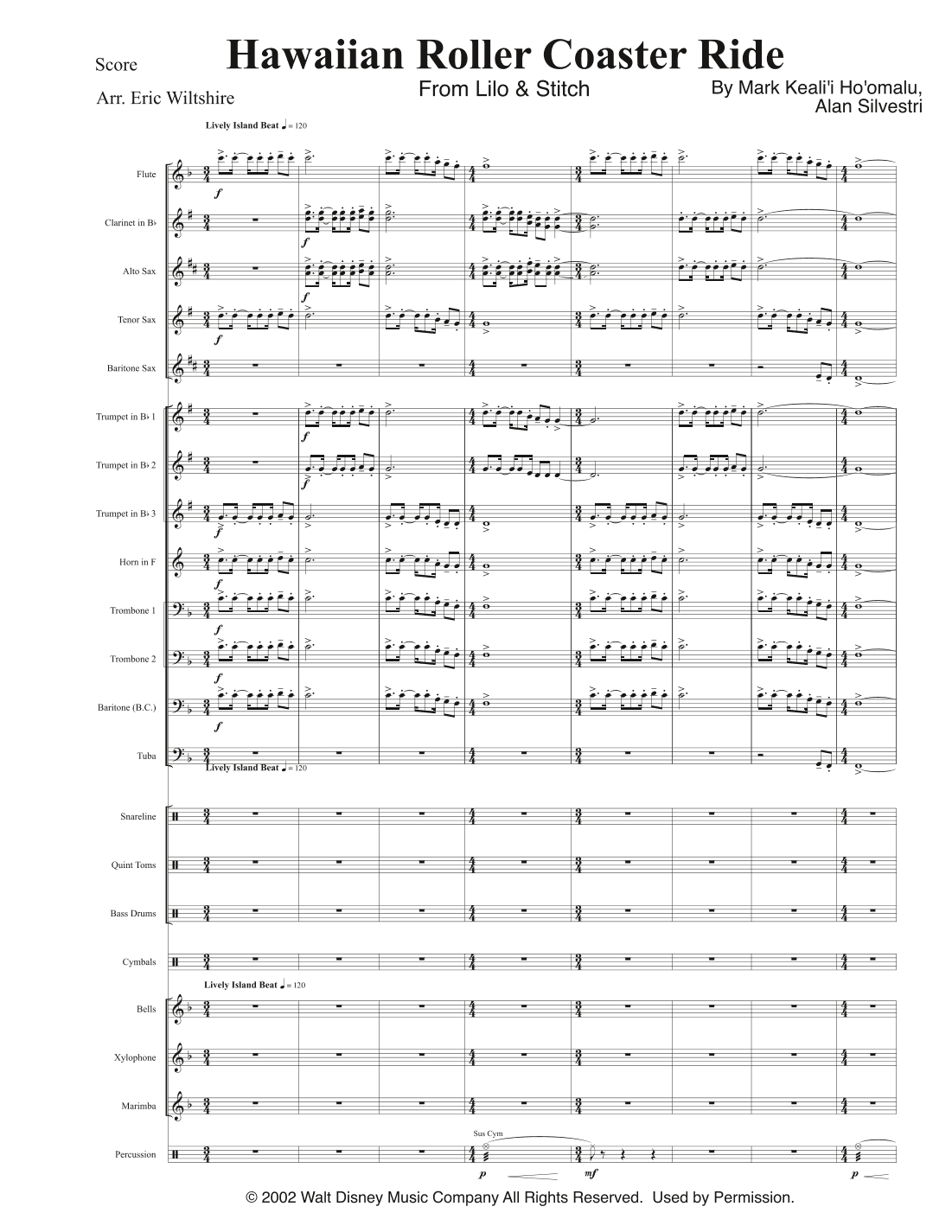 Hawaiian Roller Coaster Ride (arr. Eric Wiltshire)