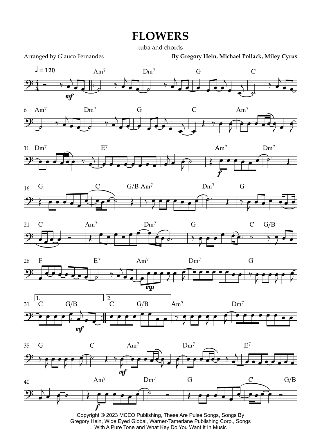 Flowers (arr. Glauco Fernandes)