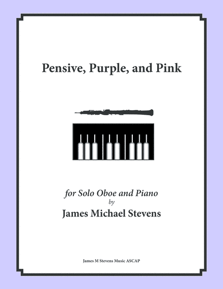 Pensive, Purple, and Pink - Oboe & Piano
