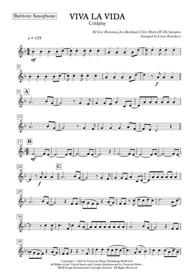 Viva La Vida (arr. ACT Bortolucci)