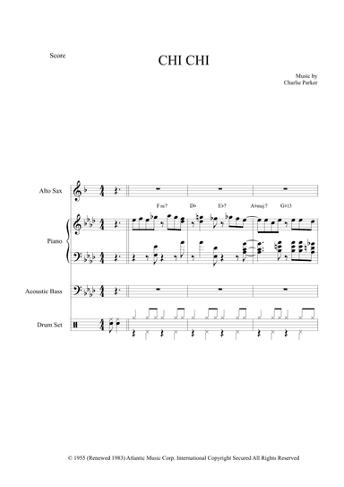 Chi Chi (arr. The Sheet Music Library)