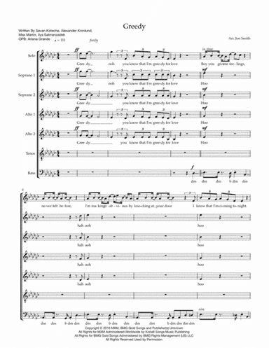 Greedy (arr. Jon Smith)