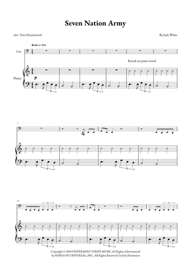 Seven Nation Army (arr. Tom Drummond)