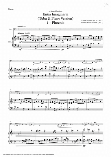 Entia Imaginaria (Tuba & Piano version)