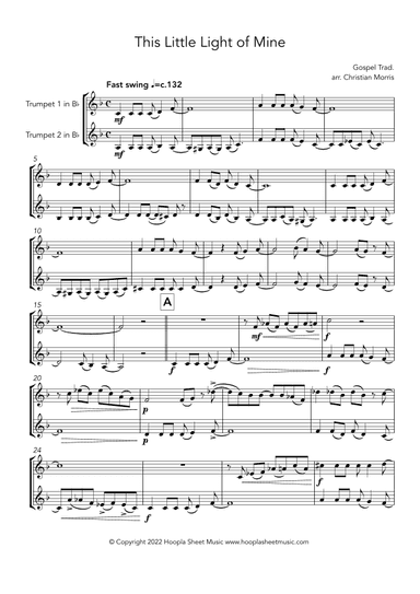 This Little Light of Mine (arr. Christian Morris)