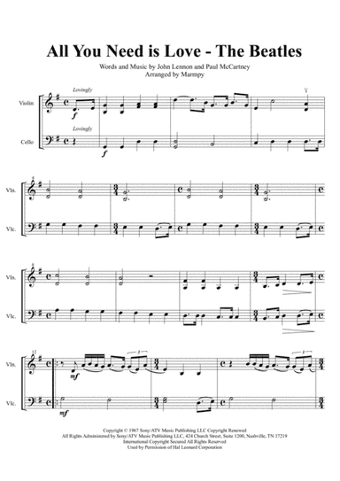 All You Need Is Love (arr. Marmpy)