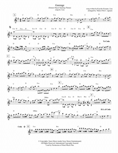 Gurenge (arr. Marco Polo Ignacio)