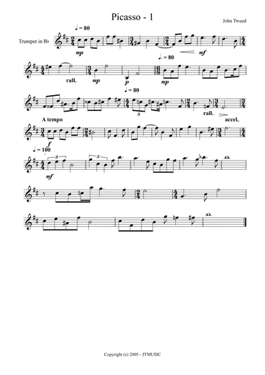 Picasso 1 for Trumpet