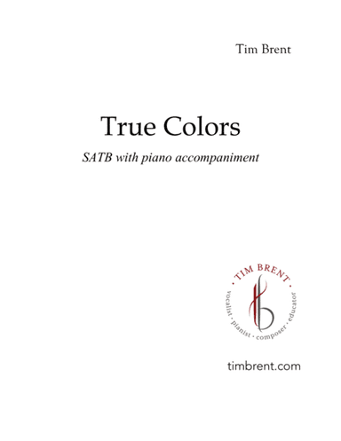 True Colors (arr. Tim Brent)