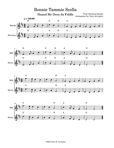 Bonnie Tammie Scolla (arr. Gary Arrington)