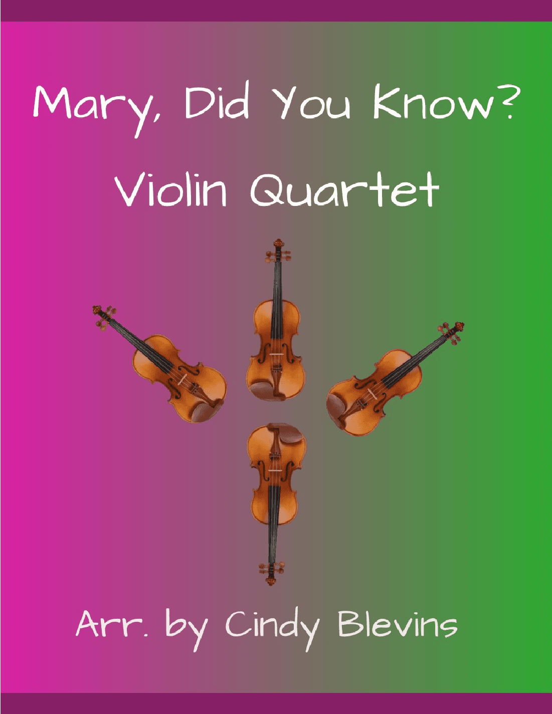 Mary, Did You Know? (arr. Cindy Blevins)