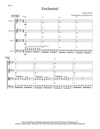 Enchanted (arr. Joe Deninzon)