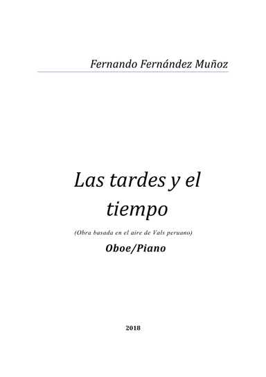 Las tardes y el tiempo