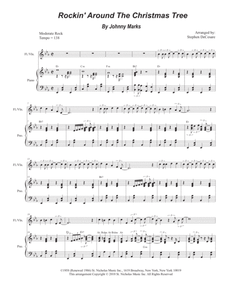 Rockin' Around The Christmas Tree (arr. Stephen DeCesare)