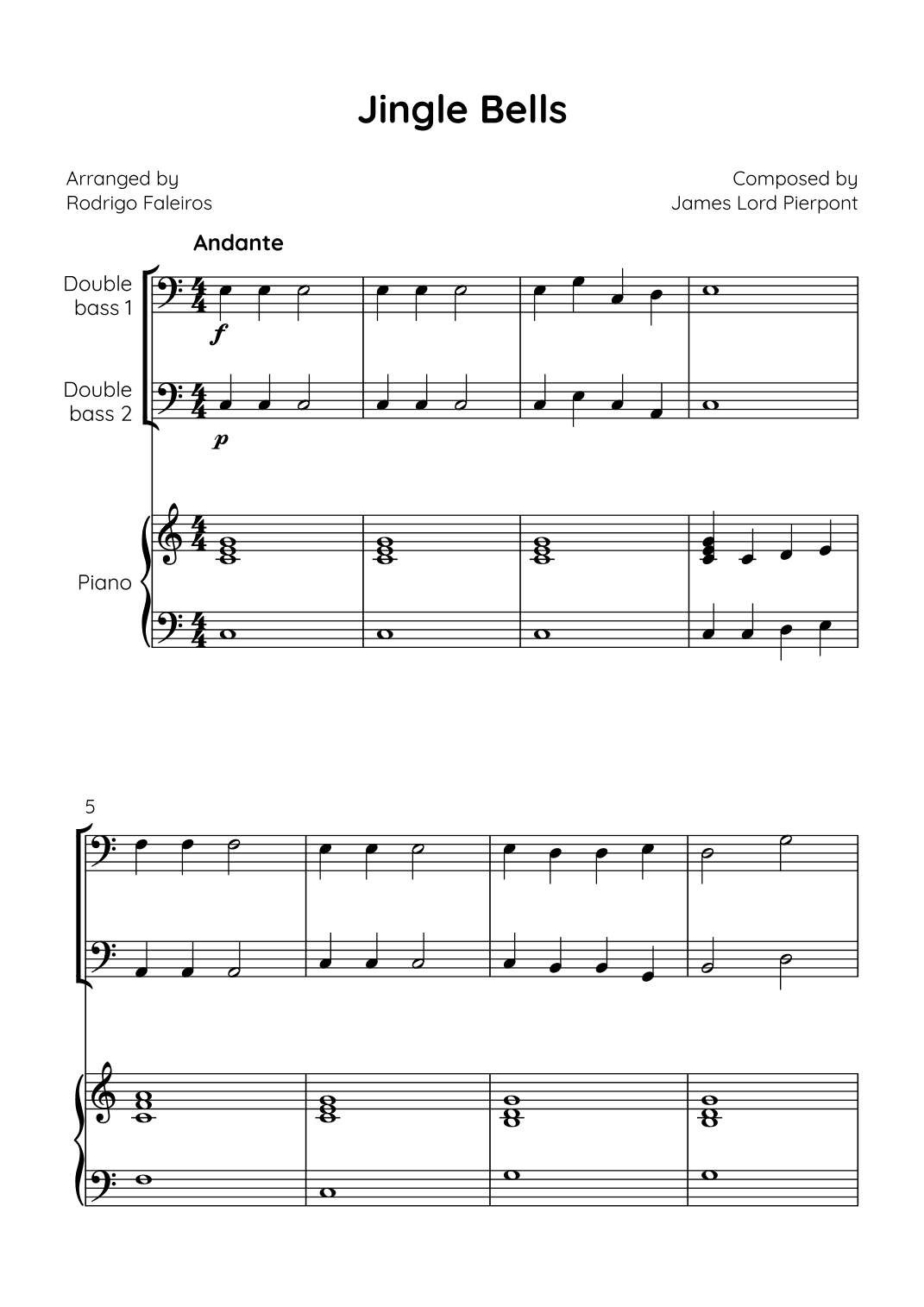 Jingle Bells (arr. Rodrigo Faleiros)