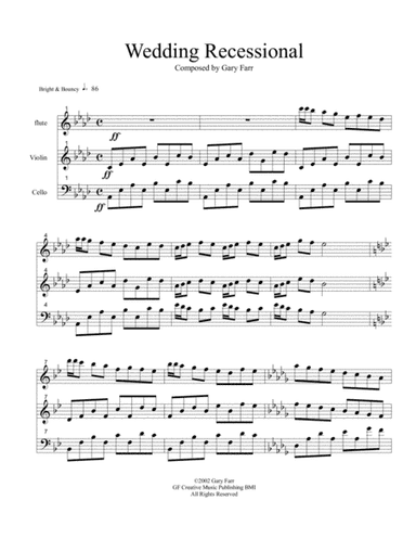 Wedding Recessional Part 1 & 2 for Trio