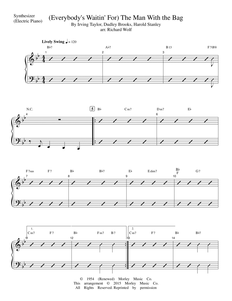 (everybody's Waitin' For) The Man With The Bag (arr. Richard Wolf)