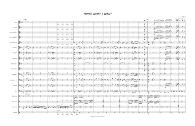 Thats What I Want (arr. Levi Downing)