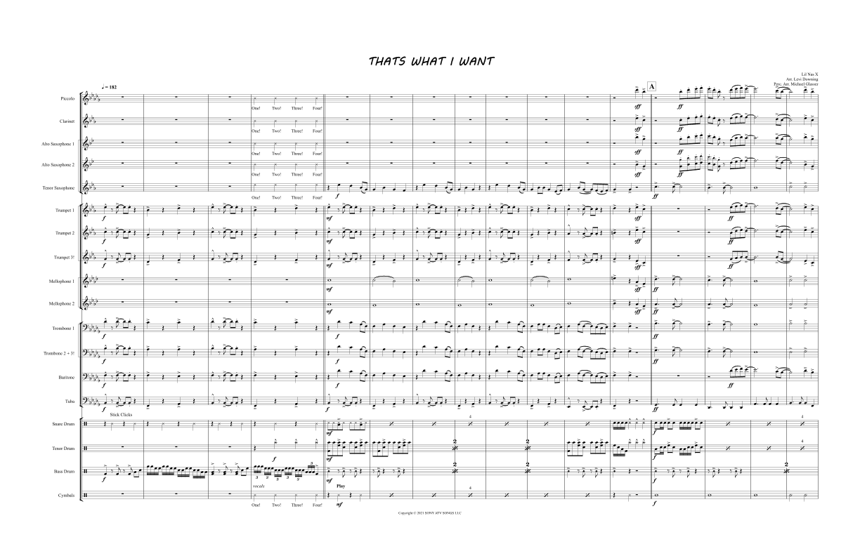Thats What I Want (arr. Levi Downing)