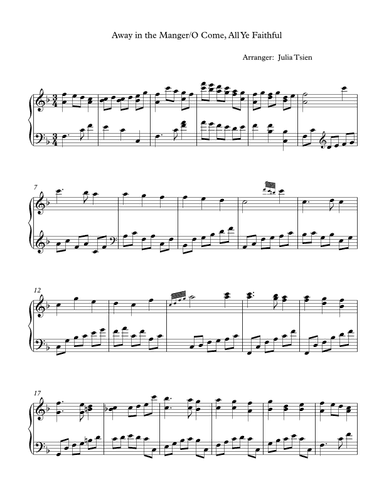 Away in the Manger Medley (arr. julia tsien)