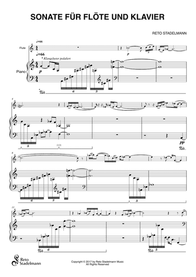 Sonate Für Flöte Und Klavier