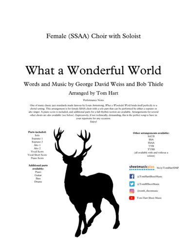 What A Wonderful World (arr. Tom Hart)