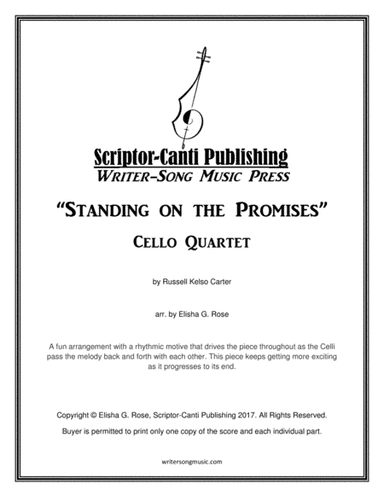 Standing on the Promises - Cello Quartet (arr. Elisha G. Rose)