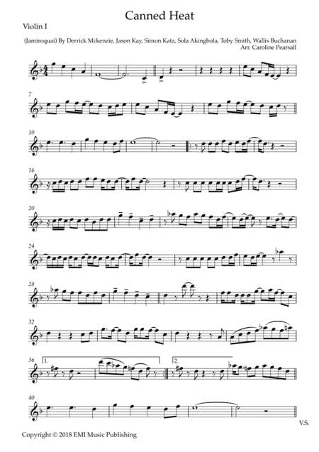 Canned Heat (arr. Caroline Pearsall)