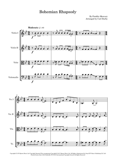 Bohemian Rhapsody (arr. Carl Darby)