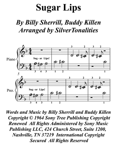 Sugar Lips (arr. SilverTonalities)