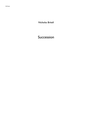 Succession Theme (arr. Alistair Vennart)