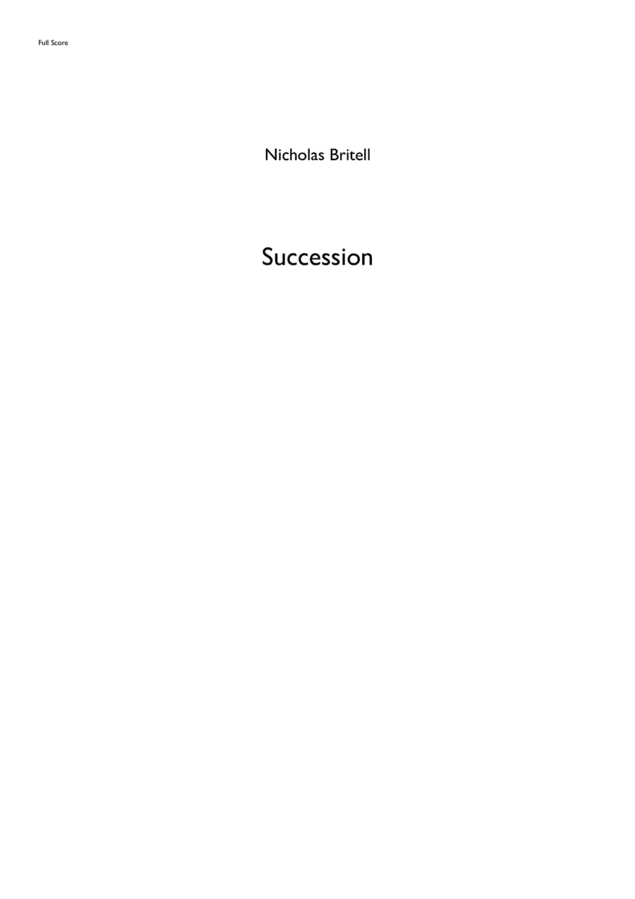 Succession Theme (arr. Alistair Vennart)