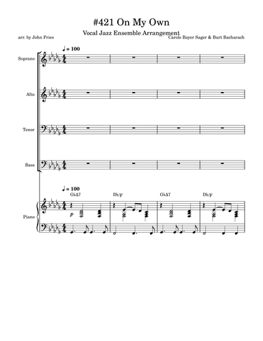 On My Own (arr. John Fries)