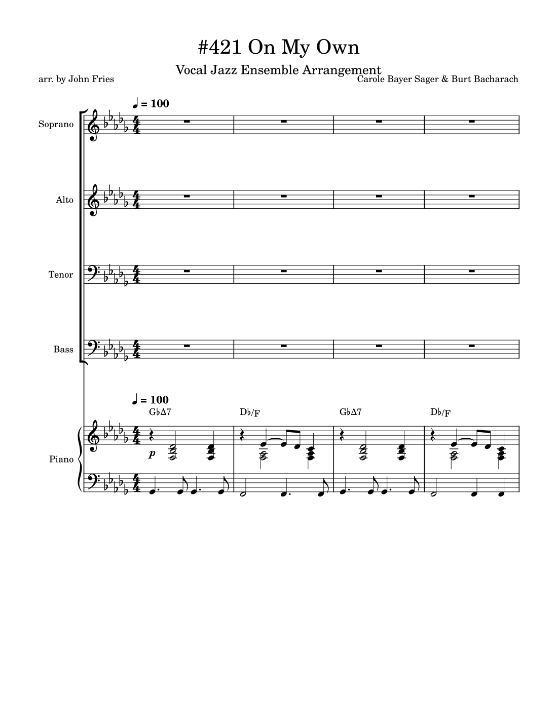 On My Own (arr. John Fries)