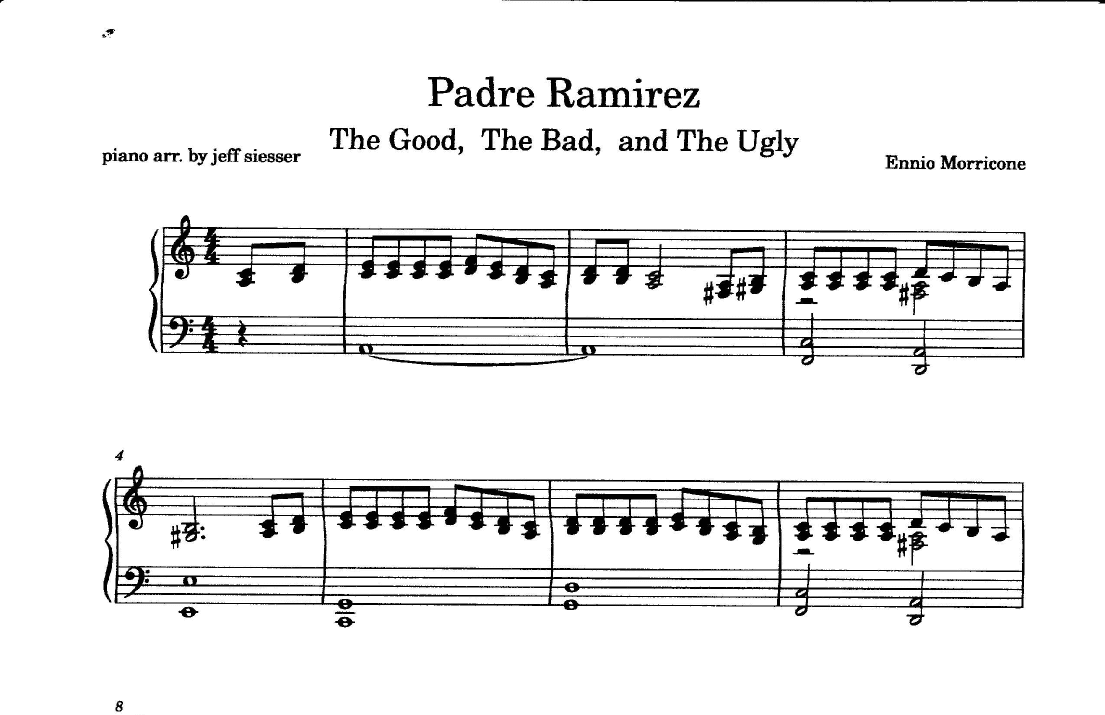 Padre Ramirez (arr. jeff siesser)