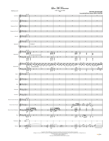 Love Me Tomorrow (arr. Patrick Sheehan)